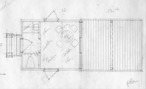 1913 Lakeside Cabana Renovation -floor plan