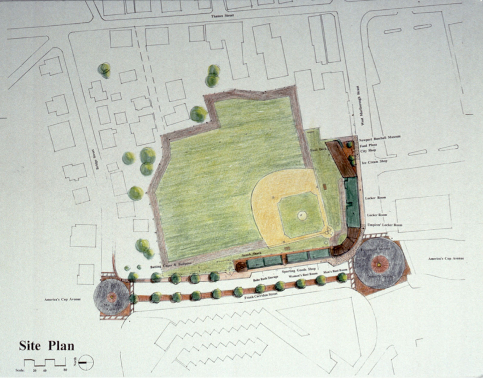 Cardines Field Site Plan