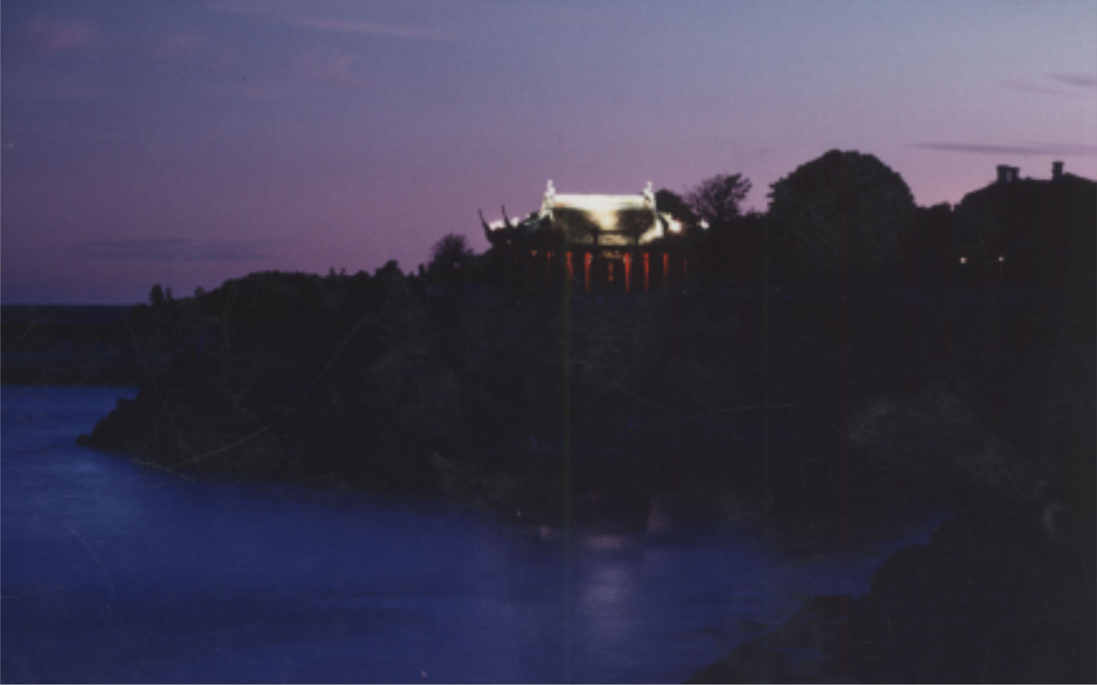 Chinese Tea House Restoration - Night Lighting