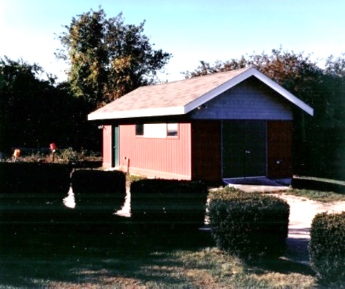 Quaker Manor maintenance shed