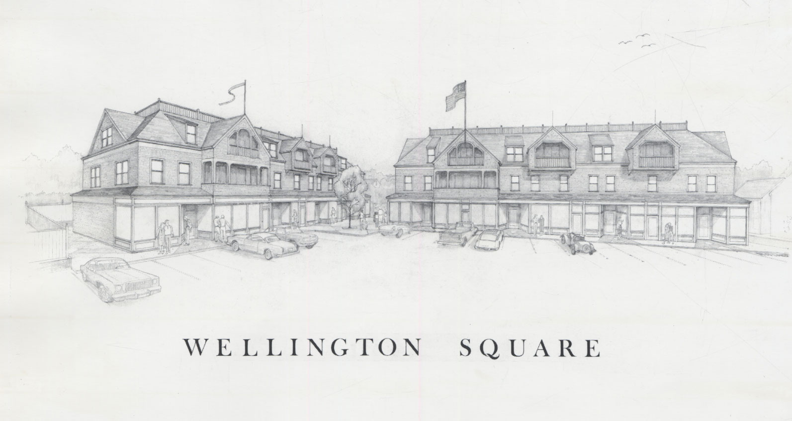 Wellington Square - Drawing