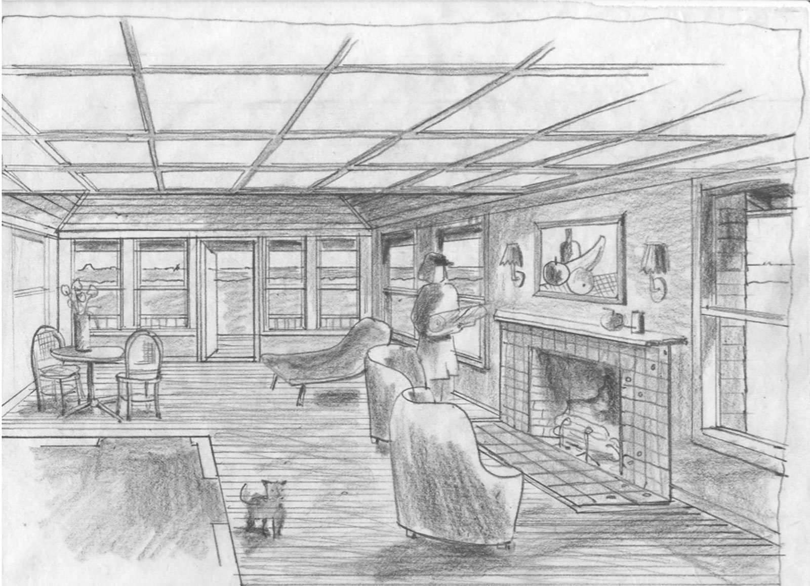 Hurricane House - Living Room