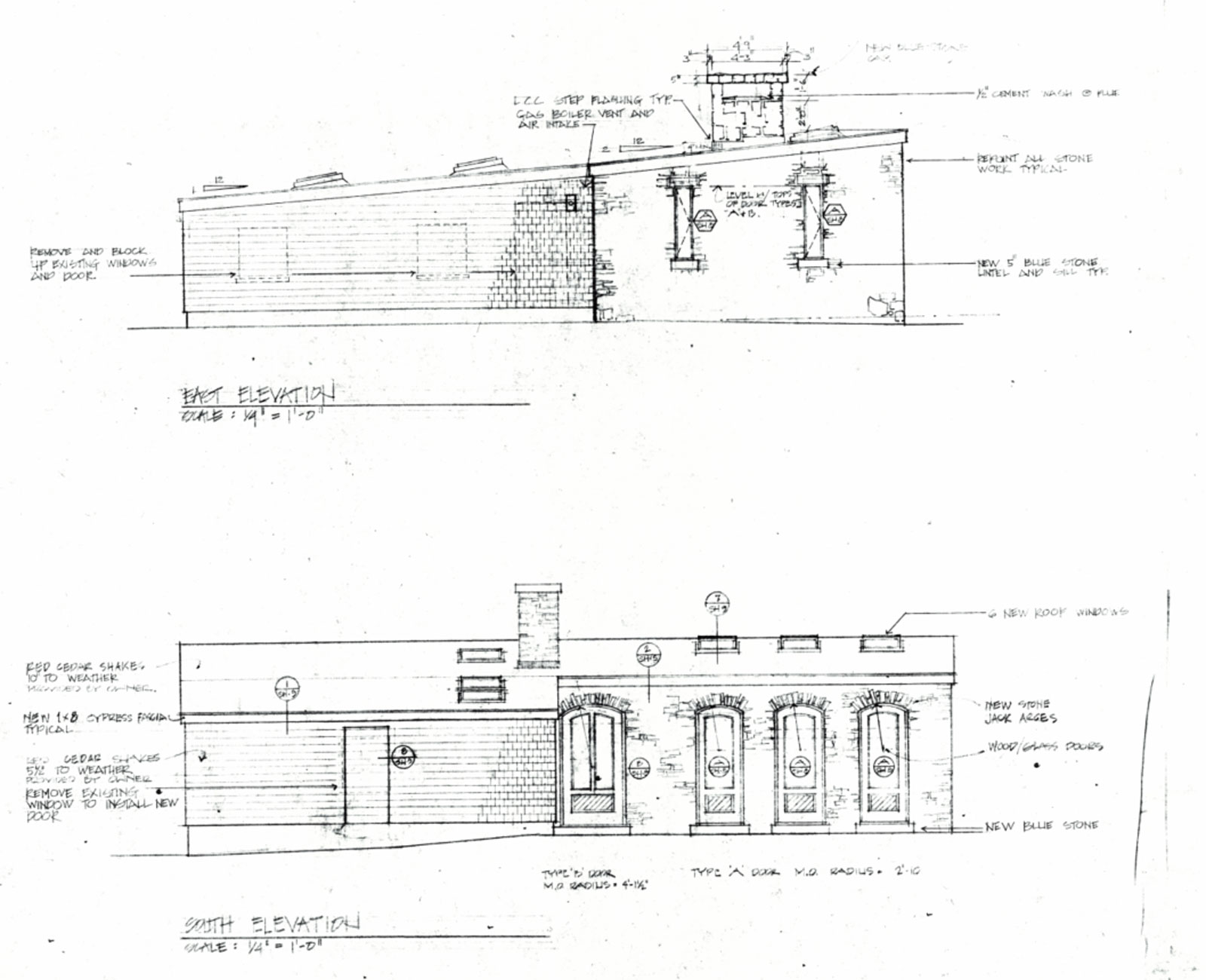 Stone House - Elevation SE
