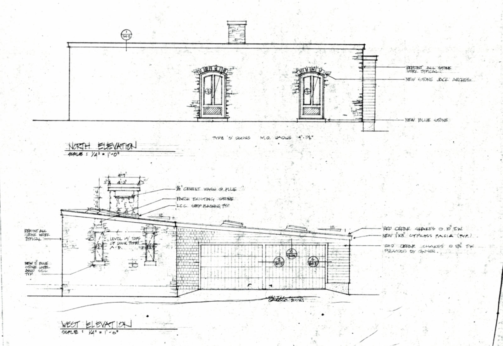Stone House - Elevation NW